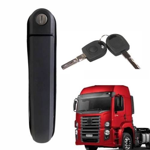 MAÇANETA P/ CAMINHÃO VW CONSTELLATION E TRACTOR C/ CHAVE ESQ