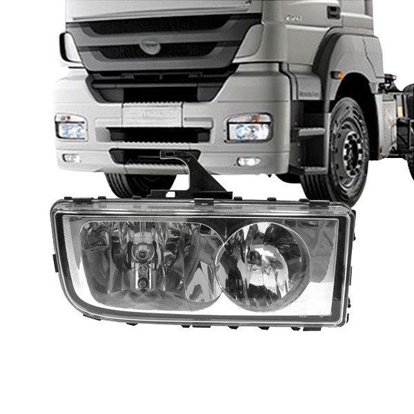 FAROL PRINCIPAL PARA MERCEDES AXOR APÓS 2005 DIREITO EDN