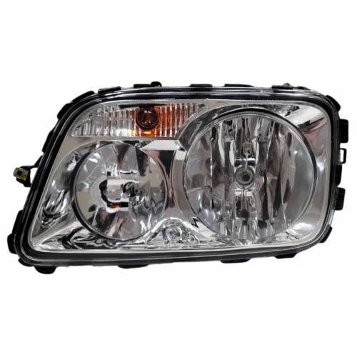 FAROL MERCEDES ACTROS ESQ H7 H1 C/ PISCA 7 PINOS REGULAGEM