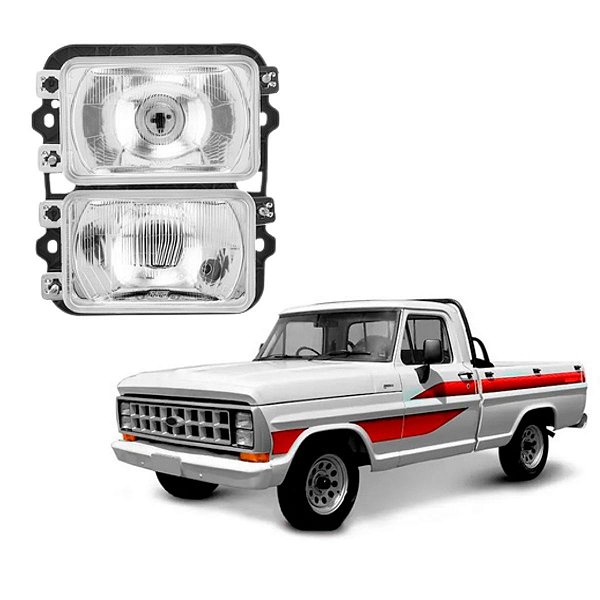FAROL PRINCIPAL P/ FORD F1000/F4000 PASSAGEIRO NINO CRISTAL