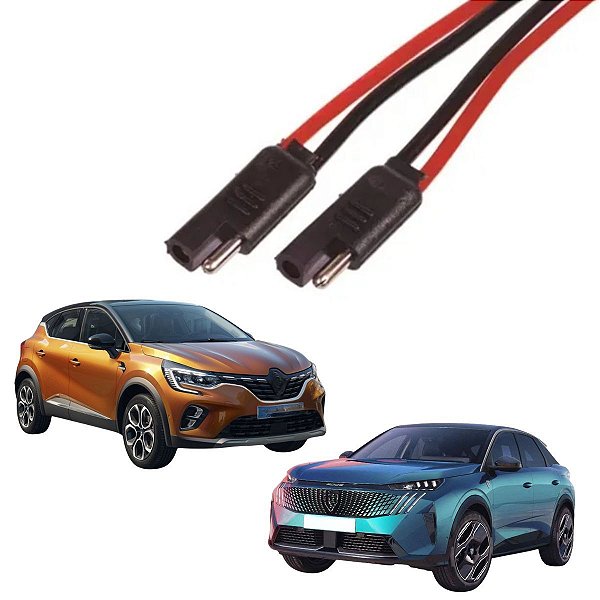 CHICOTE INSTALAÇÃO AUTO FALANTE FAROL MILHA SOM 2 VIAS