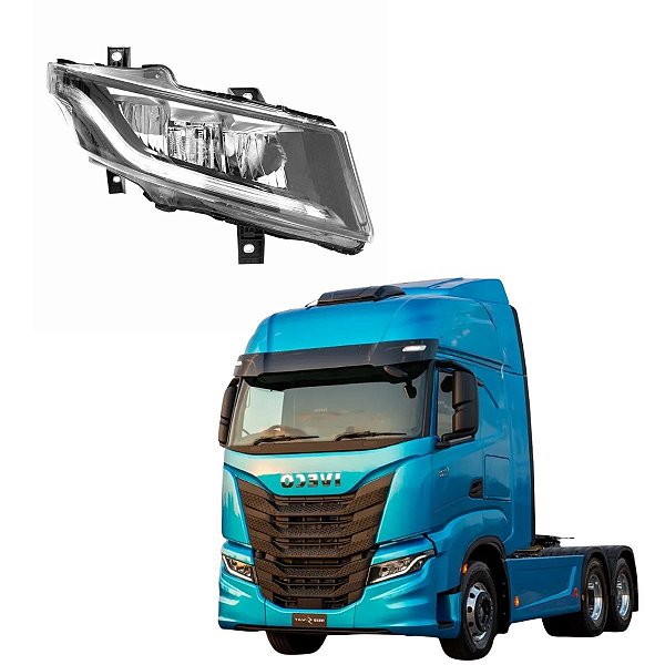 FAROL PARA IVECO S-WAY 480 540 2022 FULL LED LADO DIREITO