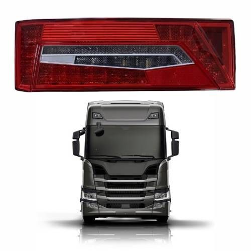 LANTERNA TRASEIRA EDN LED CAMINHAO SCANIA NTG ESQ