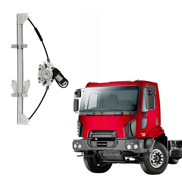 MAQUINA DE VIDRO FORD CARGO APOS 11 LADO ESQUERDO S/ MOTOR