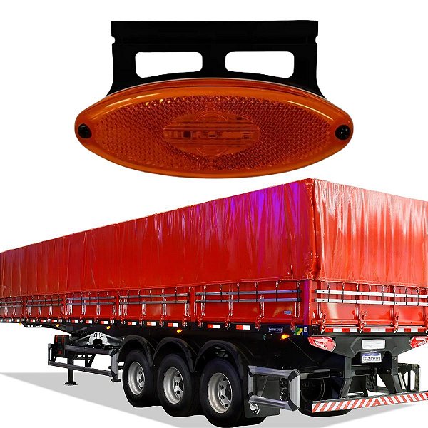 LANTERNA LATERAL PARA CARRETA RANDON GUERRA NOMA BIVOLT