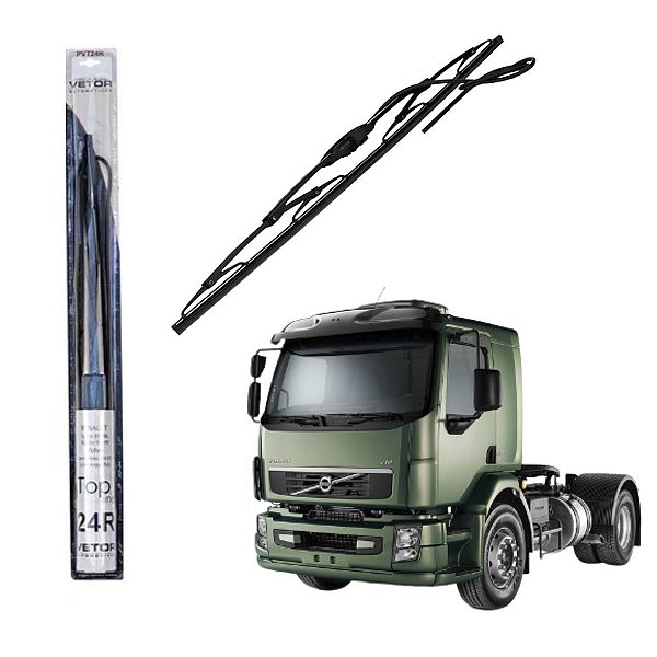 PALHETA LIMPADOR 25" VOLVO VM17/23/SPACE MASTER VETOR