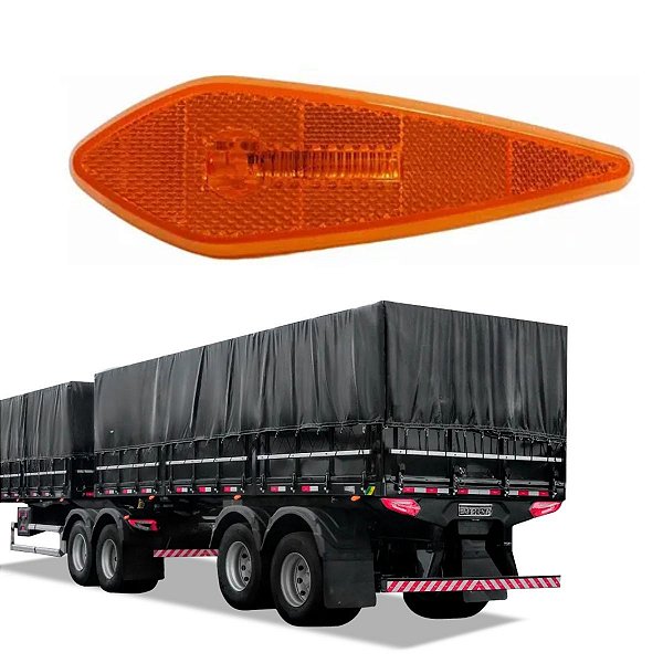 LANTERNA LATERAL SIDE PARA NOMA +19 AMARELA ORIGINAL BRASLUX