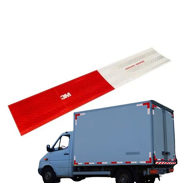 FAIXA REFLETIVA 3M ORIGINAL LADO ESQUERDO EMBALAGEM C/ 10 UN