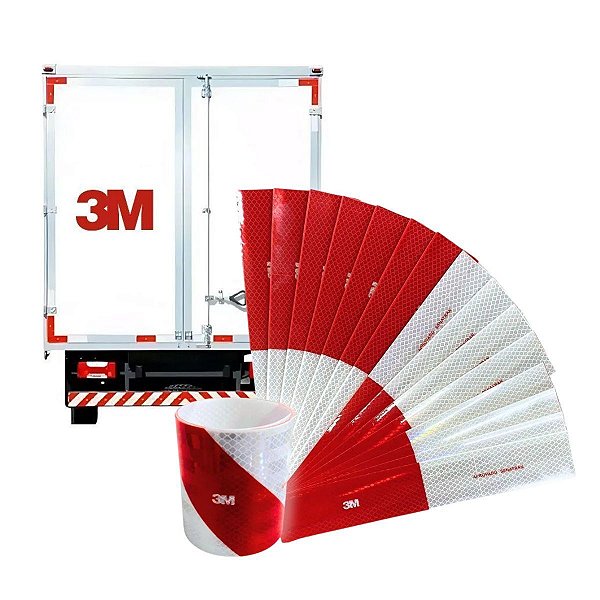 FAIXA REFLETIVA 3M ORIGINAL LADO DIREITO EMBALAGEM COM 10 UN
