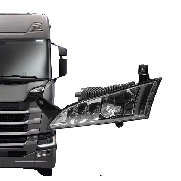 FAROL AUXILIAR GRADE FRONTAL PARA SCANIA S7 24V ESQUERDO EDN