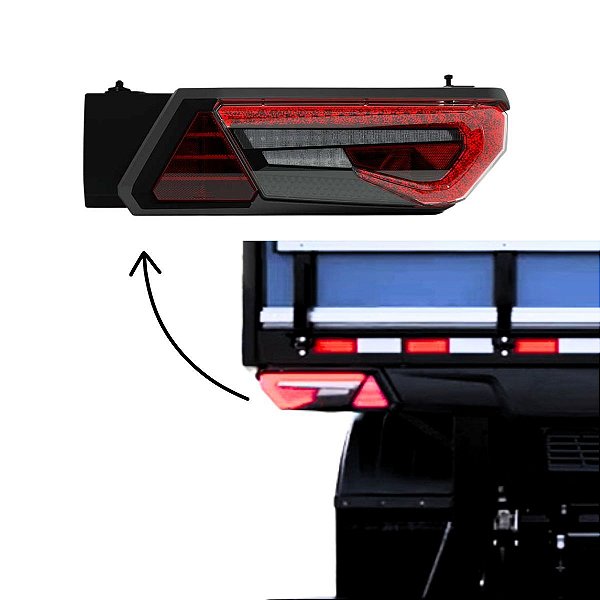 LANTERNA SUPERIOR LED BIVOLT VOLKAN LD BRASLUX