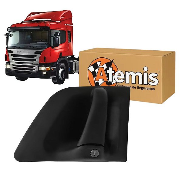 MAÇANETA EXTERNA PARA SCANIA S4 S5 ESQ C/ CHAVE ATEMIS