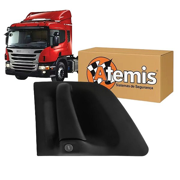 MAÇANETA EXTERNA PARA SCANIA S4 S5 DIR C/ CHAVE ATEMIS