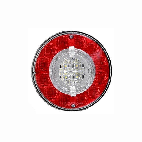 LANTERNA TRASEIRA BRASPOINT LED 24V VERMELHA