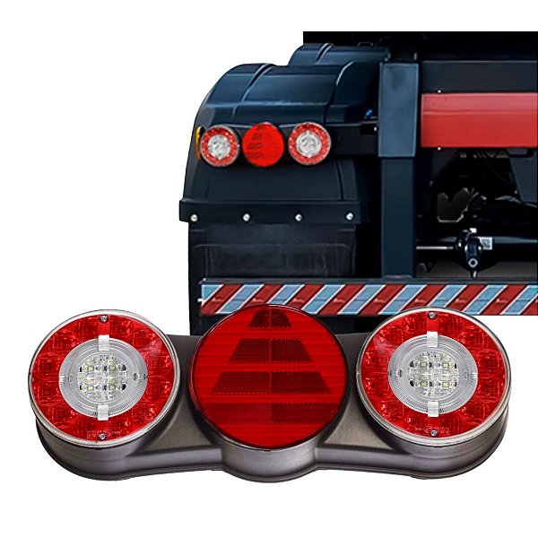 LANTERNA TRASEIRA PARA FACCHINI 2017 BIVOLT DIREITO ASPOCK