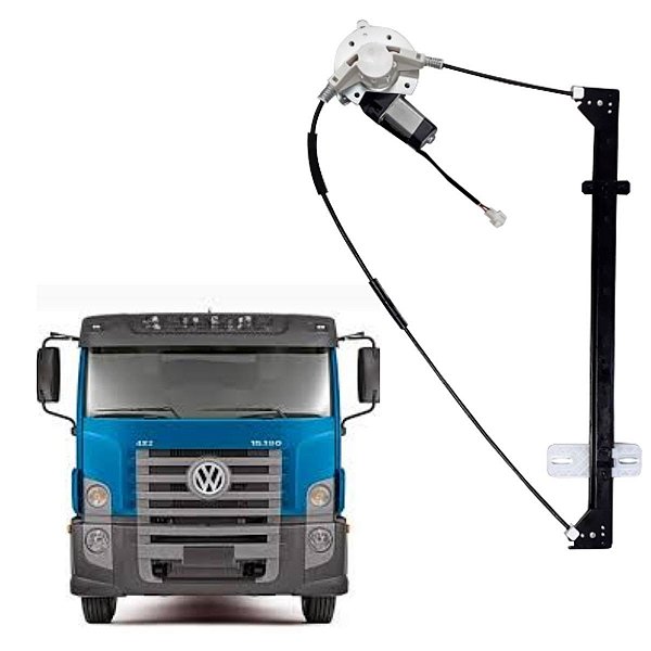 MAQUINA DE VIDRO COM MOTOR INVERTIDO VOLKS CONSTELLATION 24V