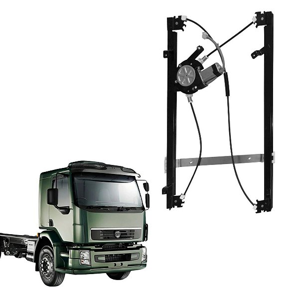 MAQUINA DE VIDRO C/ MOTOR PARA VOLVO VM APOS 2004 24V LD