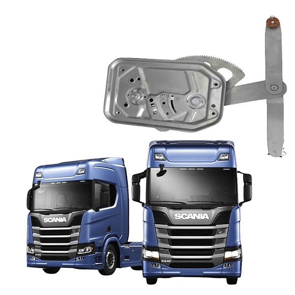MAQUINA DE VIDRO SCANIA T/R 1981 A 1987 LADO ESQUERDO MANUAL