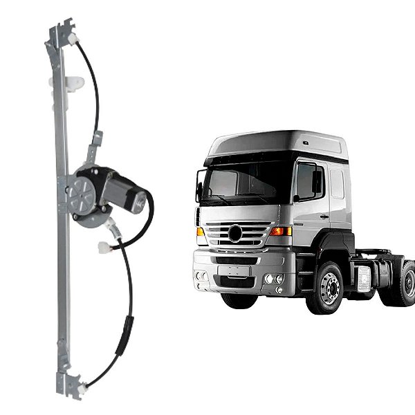 MAQUINA VIDRO C/ MOTOR PARA MERCEDES 1938S ATEGO AXOR 24V LE