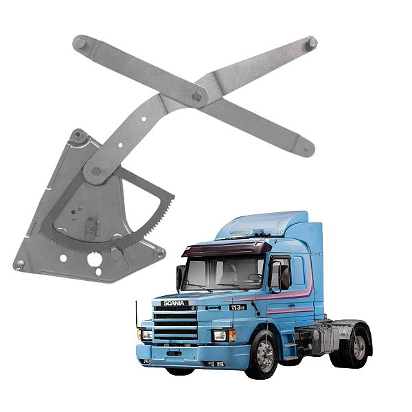 MAQUINA DE VIDRO ELETRICA SCANIA SERIE 3 ESQUERDO S/ MOTOR