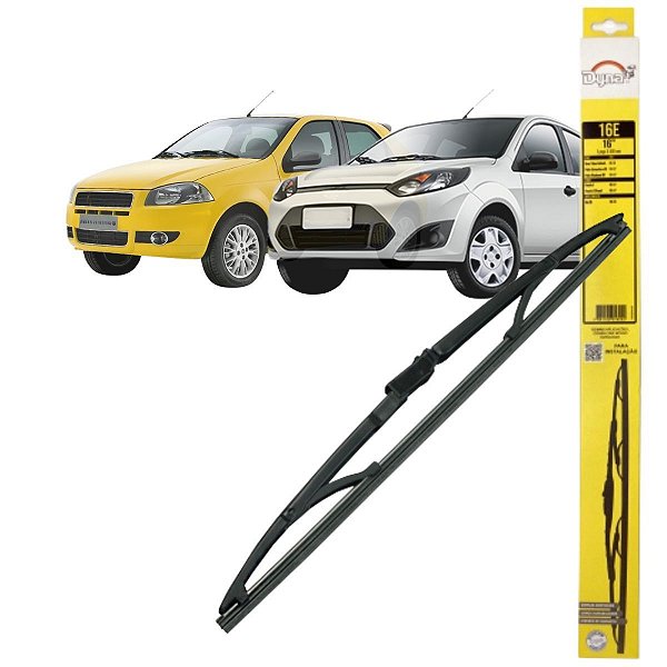 PALHETA TRASEIRA LIMPA VIDRO 16 POLEGADAS PARA GOL FIESTA