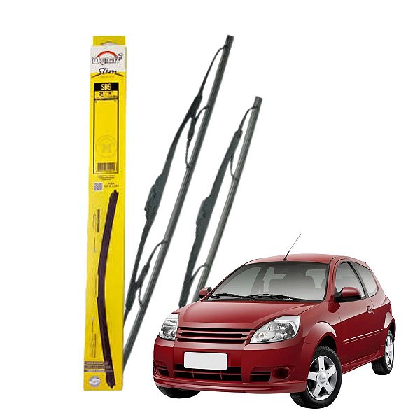 PAR PALHETA LIMPA VIDRO DYNA PARA FORD KA DIANTEIRO 19/17P