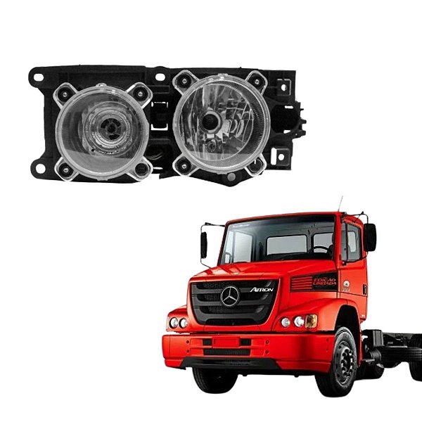 FAROL PRINCIPAL ORGUS PARA MERCEDES ATRON DIR 2013+ S/ PISCA