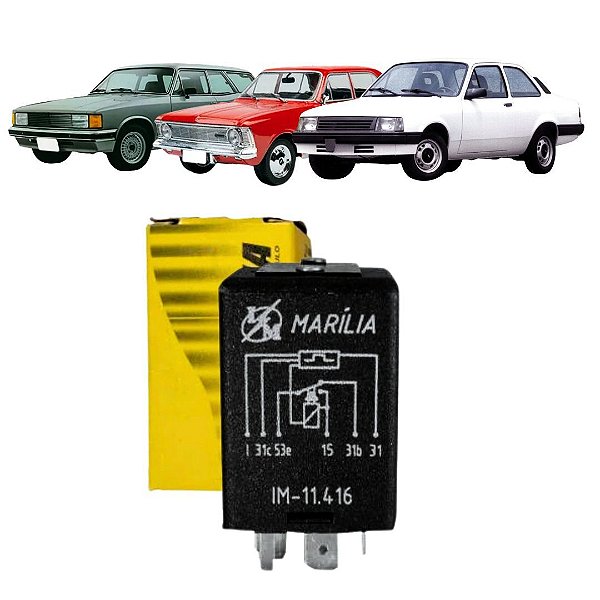 RELE TEMPORIZADOR  LIMPADOR 12V 6T PARA GM CHEVETTE OPALA