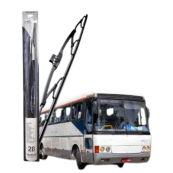 PALHETA LIMPADOR 28P PARA ÔNIBUS MERCEDES E MARCOPOLO VETOR