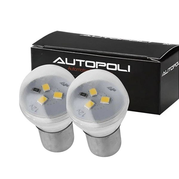 PAR LÂMPADA LED 24V AUTOPOLI 3W BRANCO ALTO BRILHO 1141