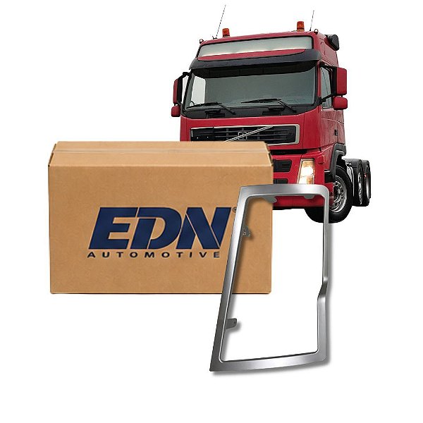 MOLDURA FAROL ARO PARA VOLVO FH12/FM 04-09 ESQUERDO EDN