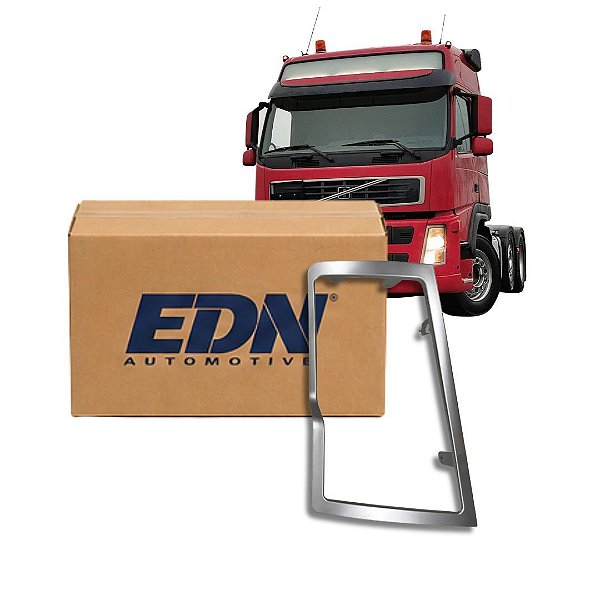 MOLDURA FAROL ARO PARA VOLVO FH12/FM 04-09 DIREITO EDN