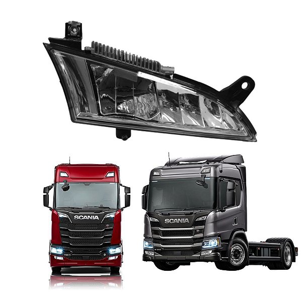 FAROL AUXILIAR LED PARA SCANIA SÉRIE 6 NTG +2019 DIR GRADE