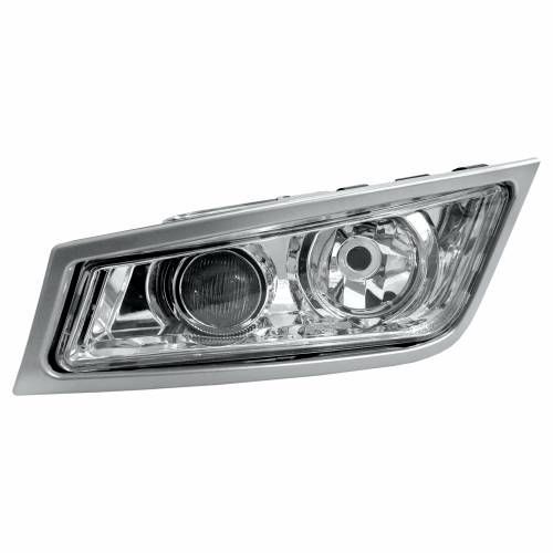FAROL AUXILIAR VOLVO FH13 LADO ESQUERDO H3 C/ MOLDURA EDN