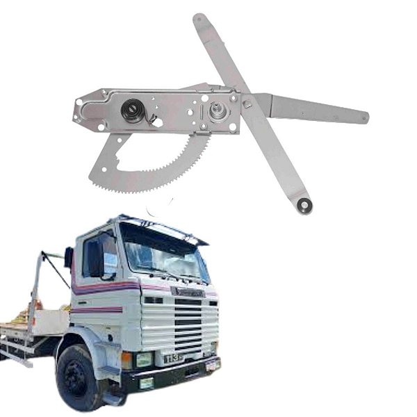 MAQUINA DE VIDRO MANUAL PARA SCANIA T/R  1988-97 ESQUERDO