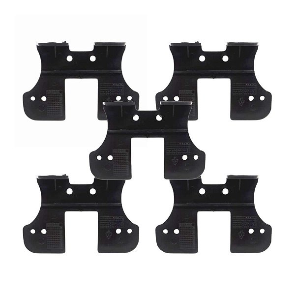 KIT 5 UN SUPORTE LANTERNA LATERAL SIDELIGHT ASPOCK CARRETA