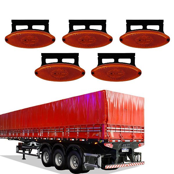 KIT 5 LANTERNA LATERAL BIVOLT PARA GUERRA NOMA RANDON