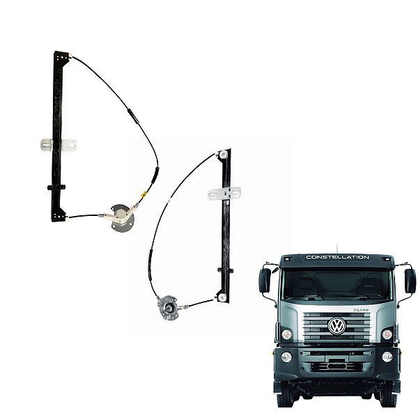 PAR MÁQUINA VIDRO ELÉTRICA S/ MOTOR VW CONSTELLATION LD E LE