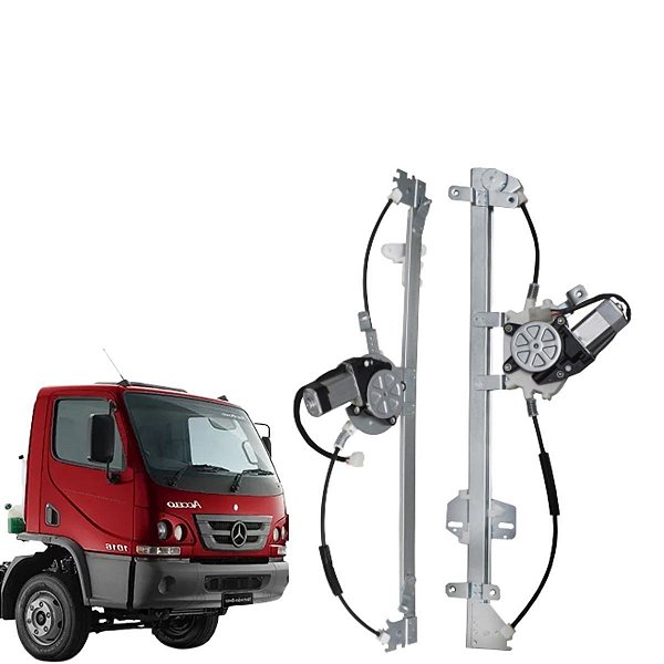 PAR MAQUINA DE VIDRO COM MOTOR MERCEDES 1938S ATEGO AXOR