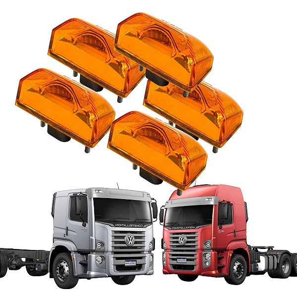 KIT 5 LANTERNA LED P/ VW WORKER/DELIVERY CONSTELLATION 24V