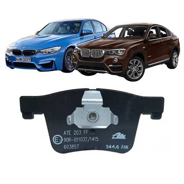 PASTILHA FREIO DIANTEIRA BMW SERIE 1/3/4 X3/X4 2012-2017 ATE