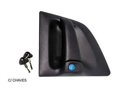 MAÇANETA EXTERNA DA PORTA PARA SCANIA SERIE 4 DE 1998 A 2007 / SERIE 5 APOS 2008 -  DIREITA C/CHAVE