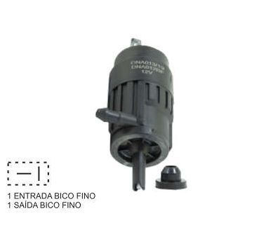 BOMBA AGUA/GASOLINA UNIVERSAL BICO FINO 12V 1 SAIDA
