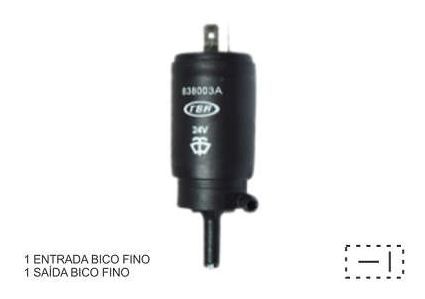 BOMBA ÁGUA 24V LAVADOR PARABRISA UNIV PARA FORD VOLVO SCANIA