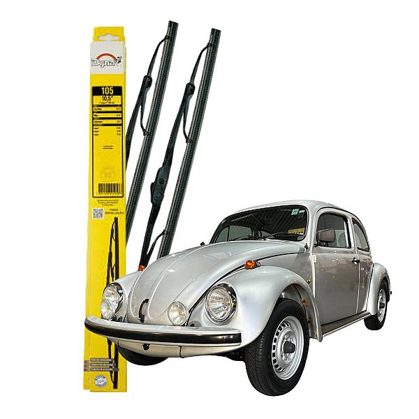PAR PALHETA LIMPADOR DIANT PARA VOLKSWAGEN FUSCA BANDEIRANTE