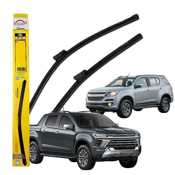 PAR PALHETA LIMPADOR PARA GM S10 / TRAILBLAZER ORIG 22/18P