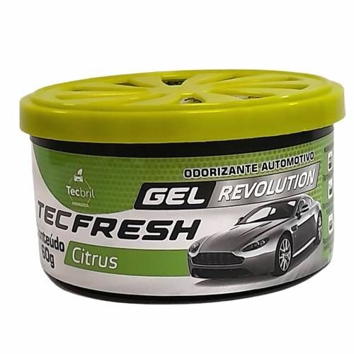 AROMATIZANTE GEL CHEIRINHO CITRUS PERFUMADOR CARRO TECFRESH
