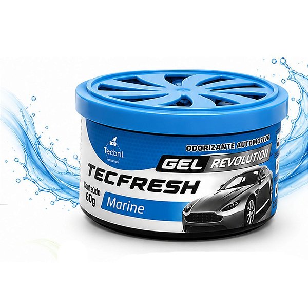 AROMATIZANTE GEL CHEIRINHO MARINE PERFUME CARRO TECFRESH