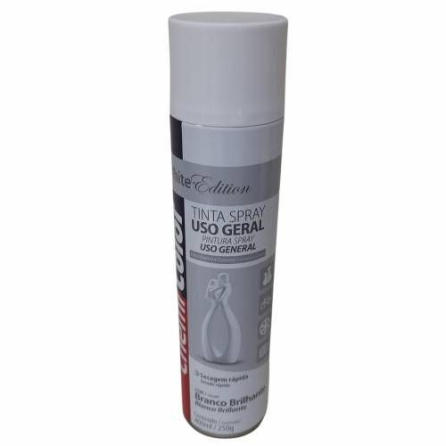 TINTA BRANCO BRILHANTE SPRAY USO INTERNO ALTA COBERTURA
