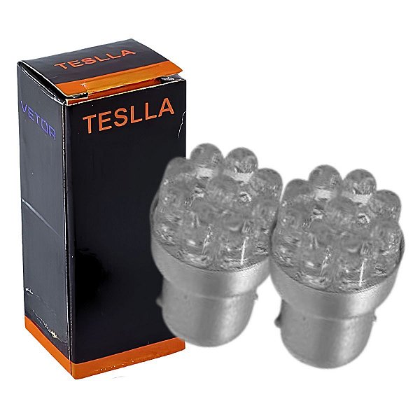 LAMPLED 67 24V 1 POLO EQUIVALENTE A 5W (AMARELA) JOGO COM 2